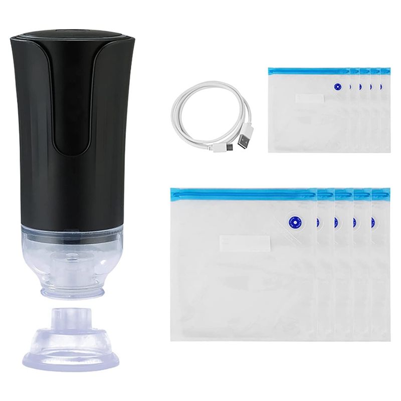 B03C-Electric Handheld Vacuum  - Food Storage Bags Reusable recension och pris