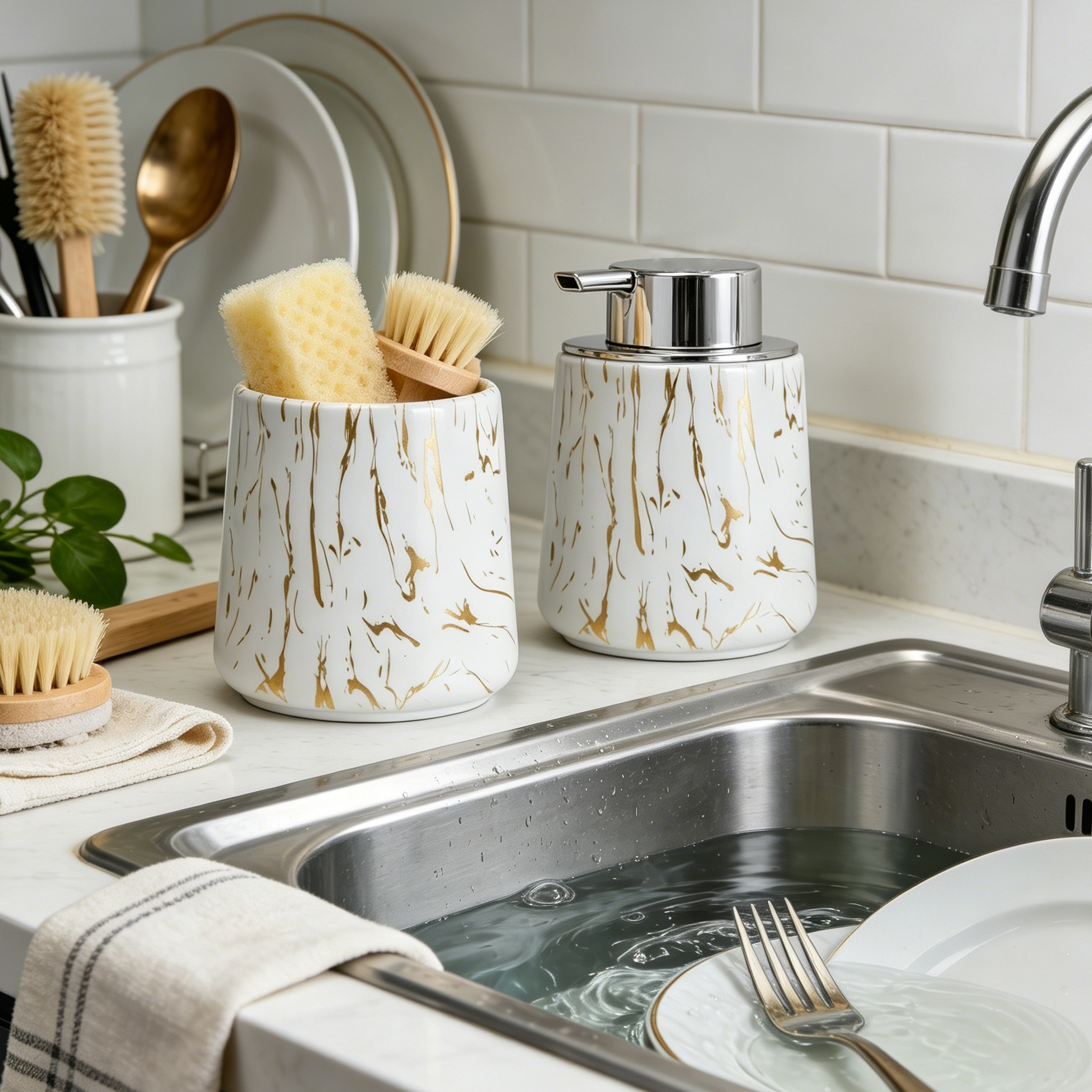 Elegant Bathroom Foam Soap Dis - Food Storage Organiser recension och pris