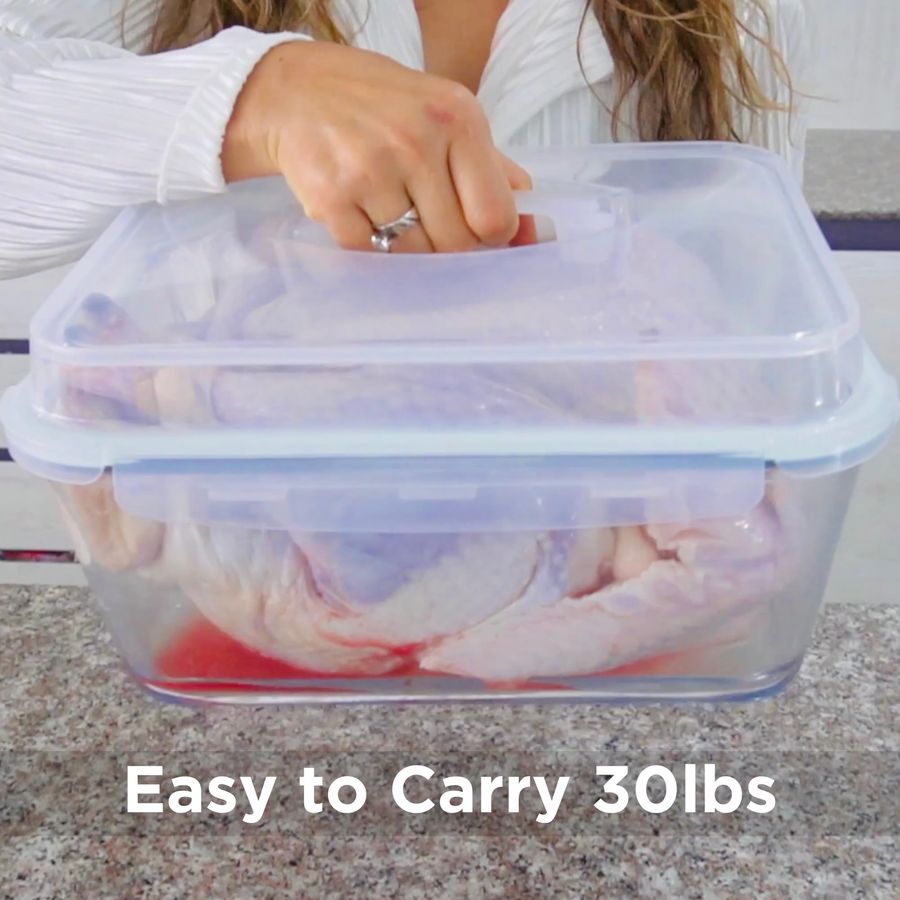 ML 220 oz 28 Cup LARGE Glass F - Food Storage Plastic Containers With Lids recension och pris