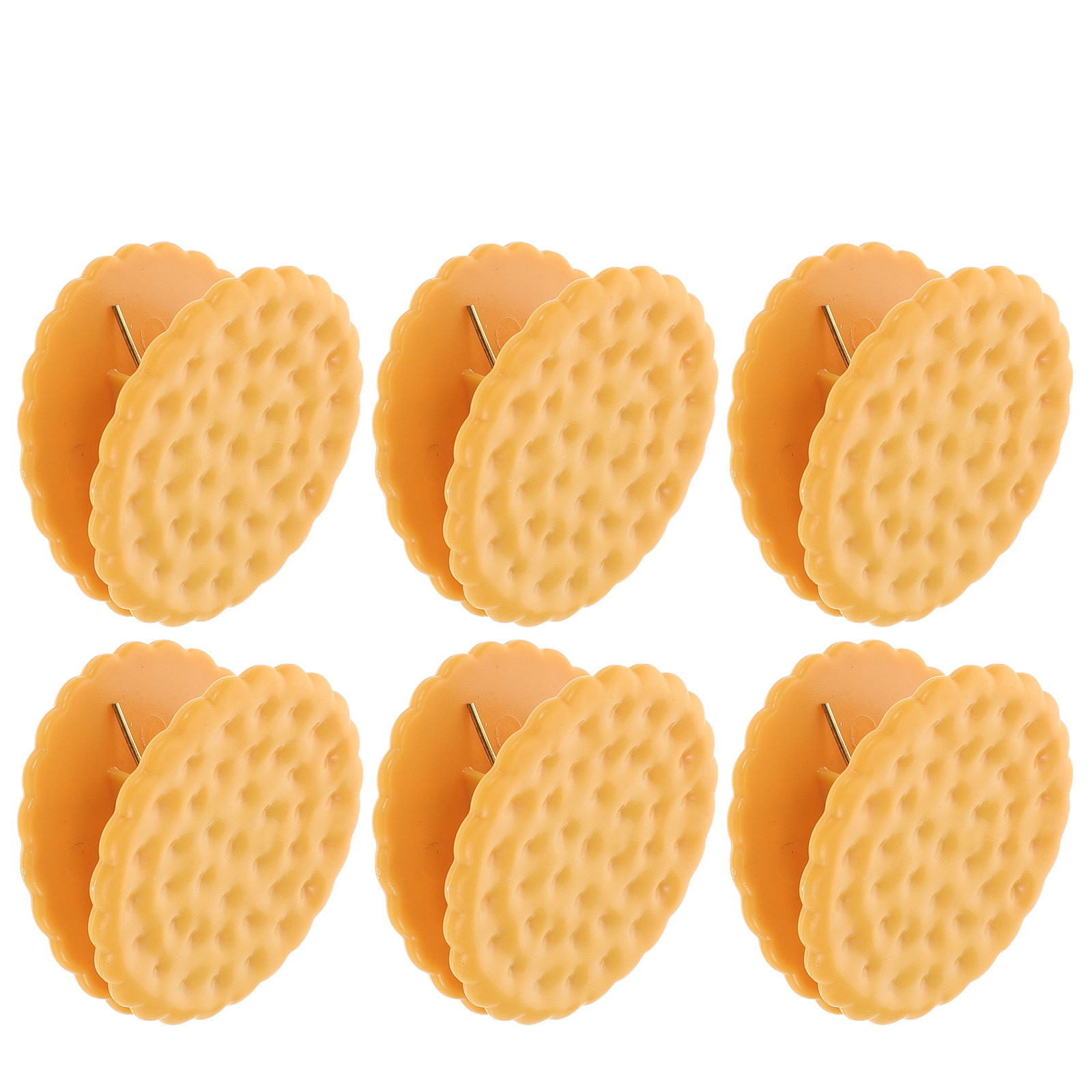 6Pcs Cookie Shaped Sealing Cli - Food Storage Bags Reusable recension och pris