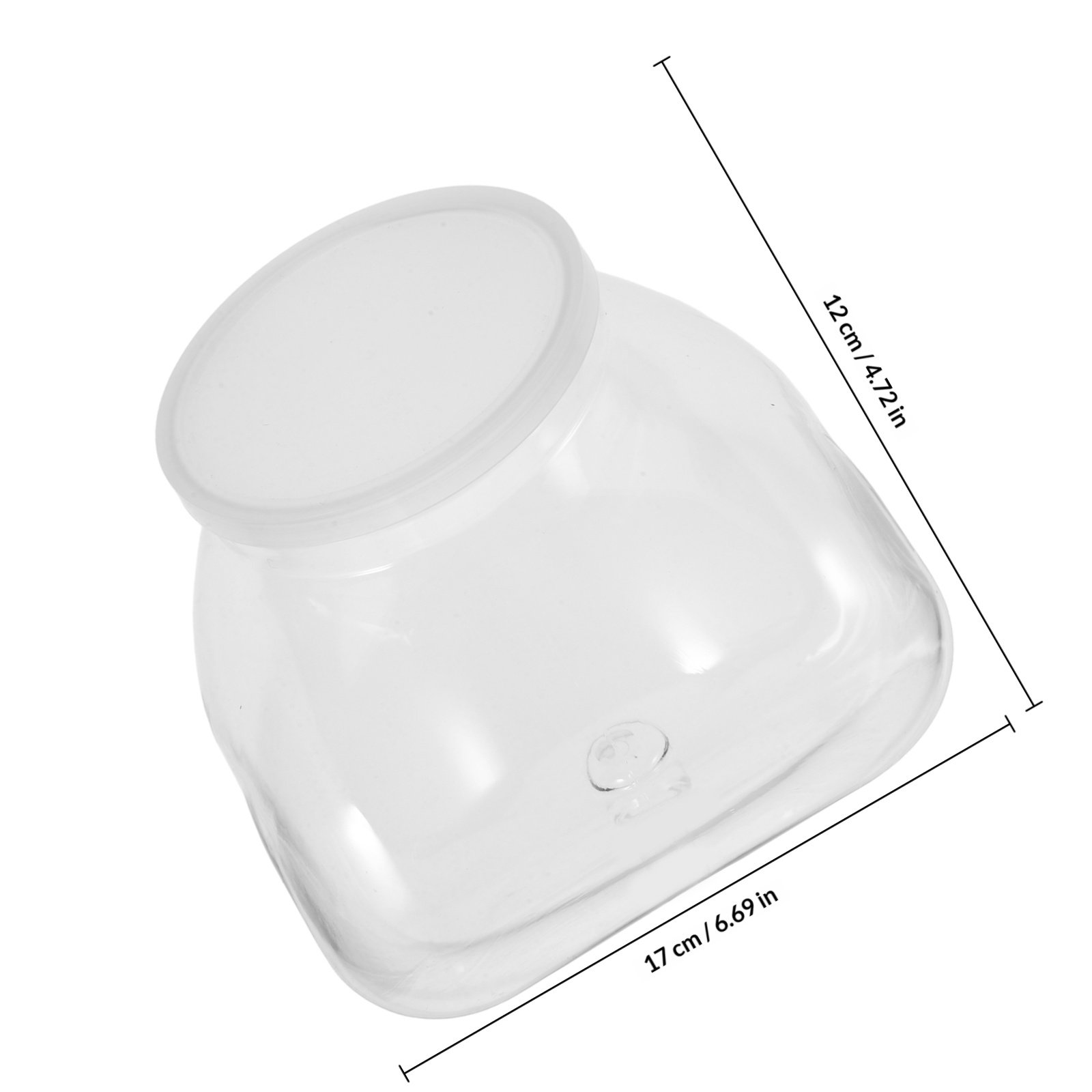 Wide Mouth Plastic Storage Jar - Food Storage Jars Plastic recension och pris