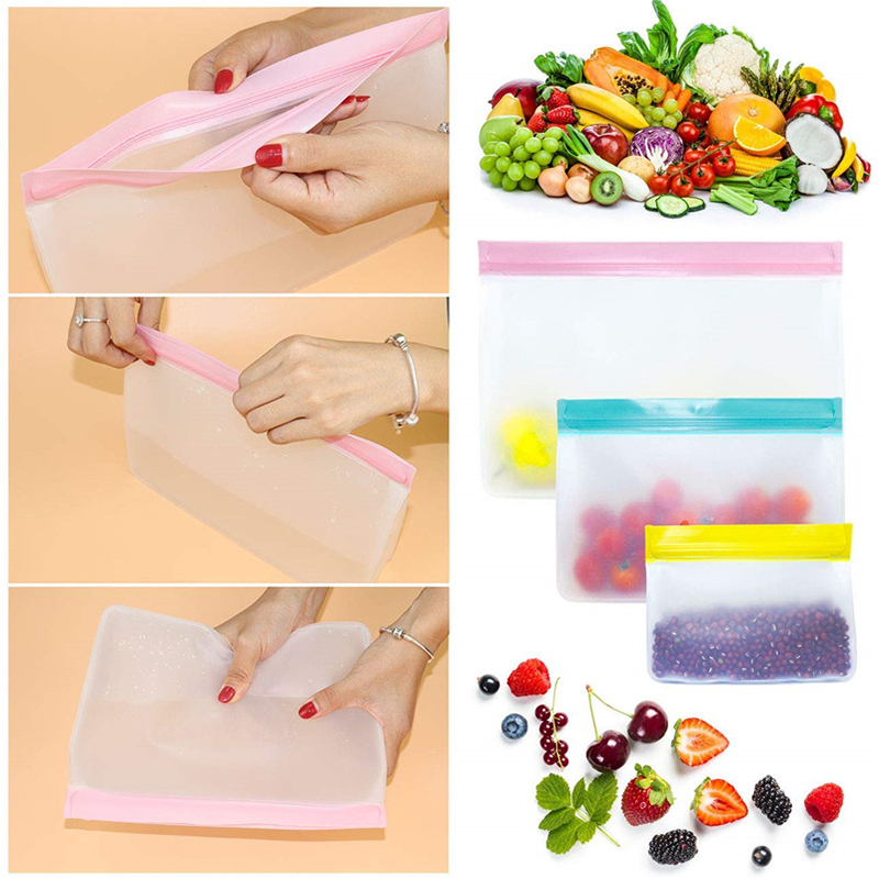 Reusable Food Storage Bag Upgr - Food Storage Ziploc Bags recension och pris