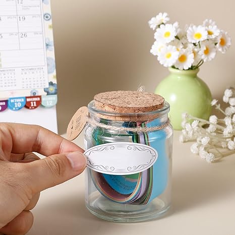 Oval Labels Blank Stickers Foo - Food Storage Jar Labels recension och pris