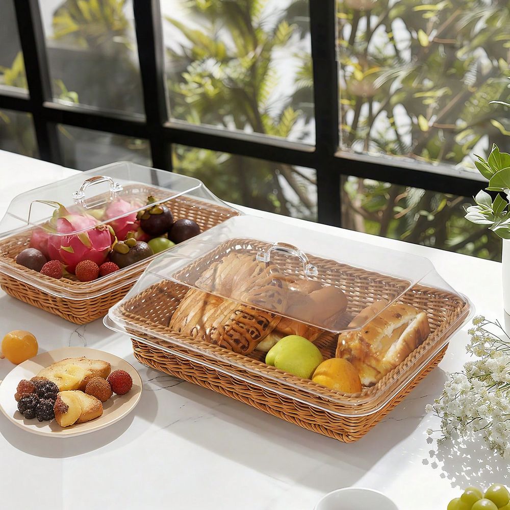 X9.8 Large Bread Basket With A - Food Storage Stainless Steel Containers recension och pris