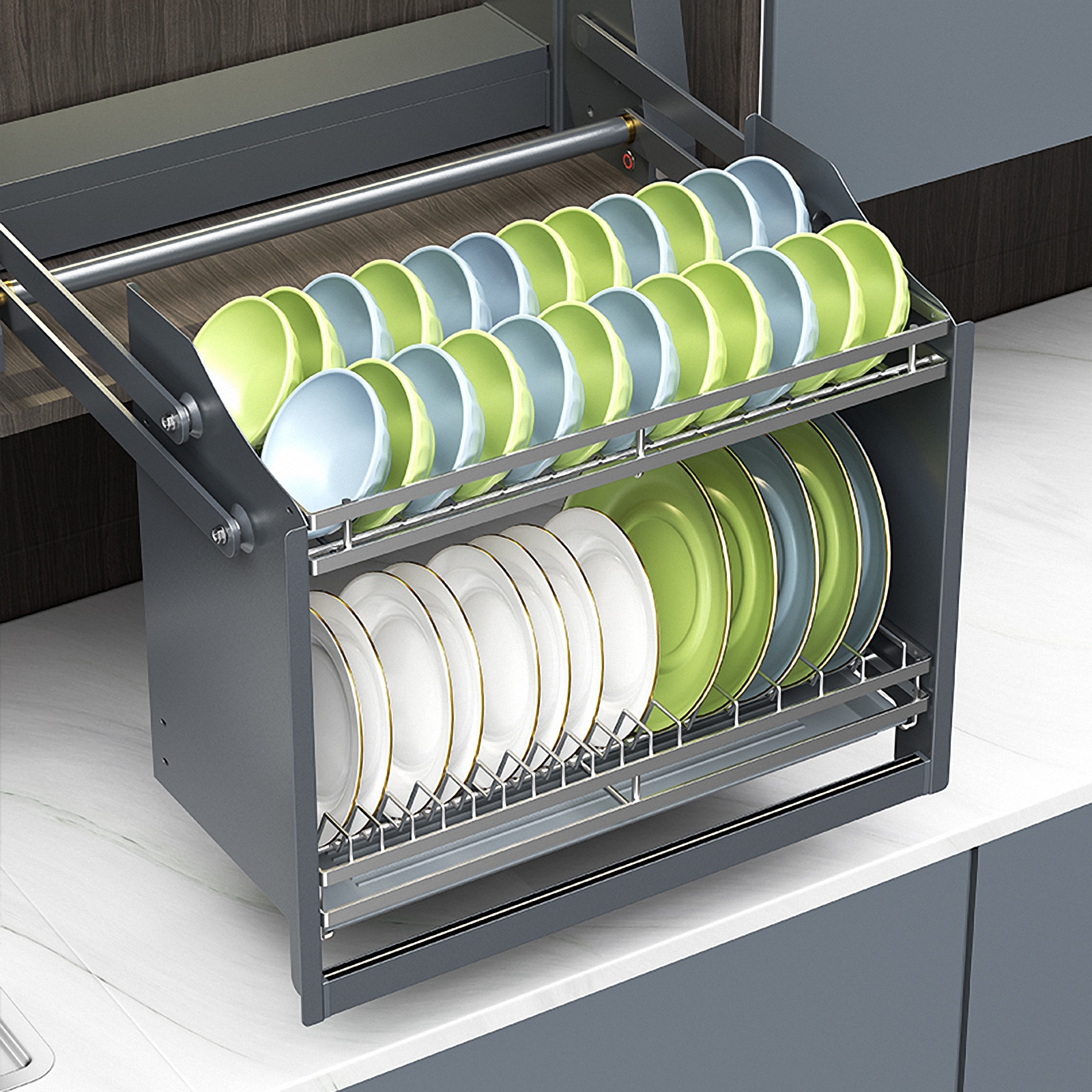 AngelParticle Smart Pull-Down  - Food Storage Organiser recension och pris