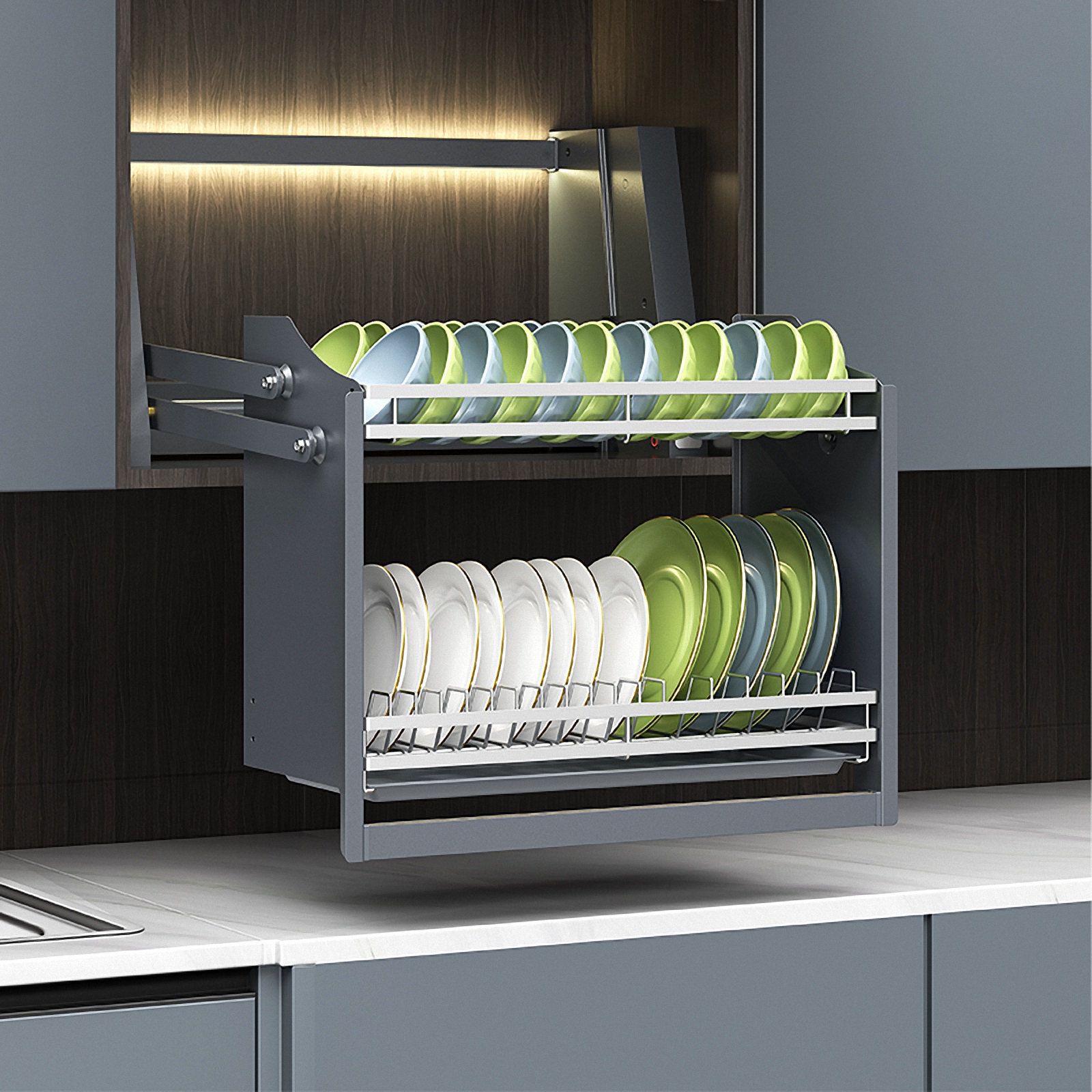 AngelParticle Smart Pull-Down  - Food Storage Organiser recension och pris