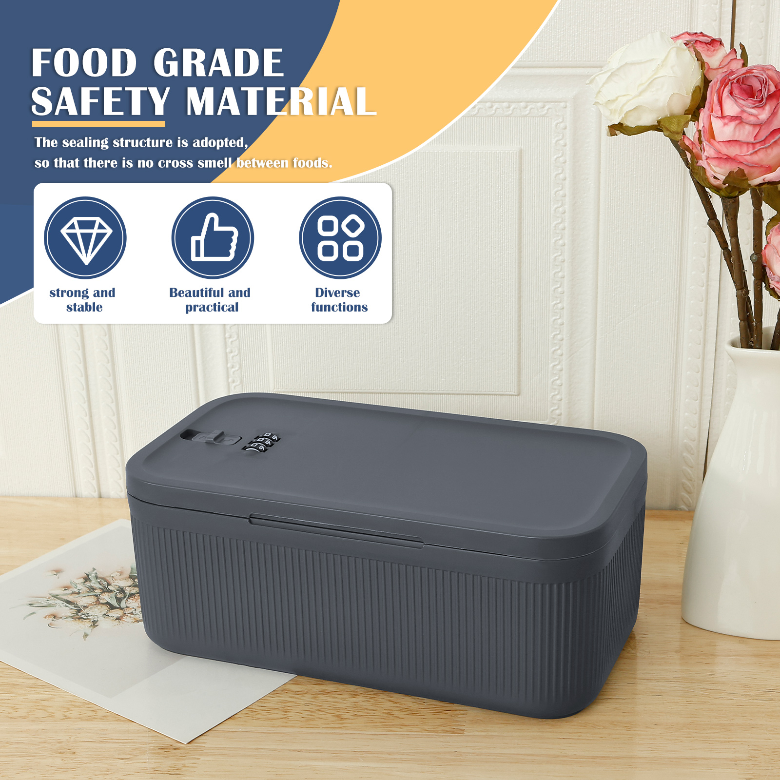 Lockable Storage Box Versatile - Food Storage Lock Box recension och pris