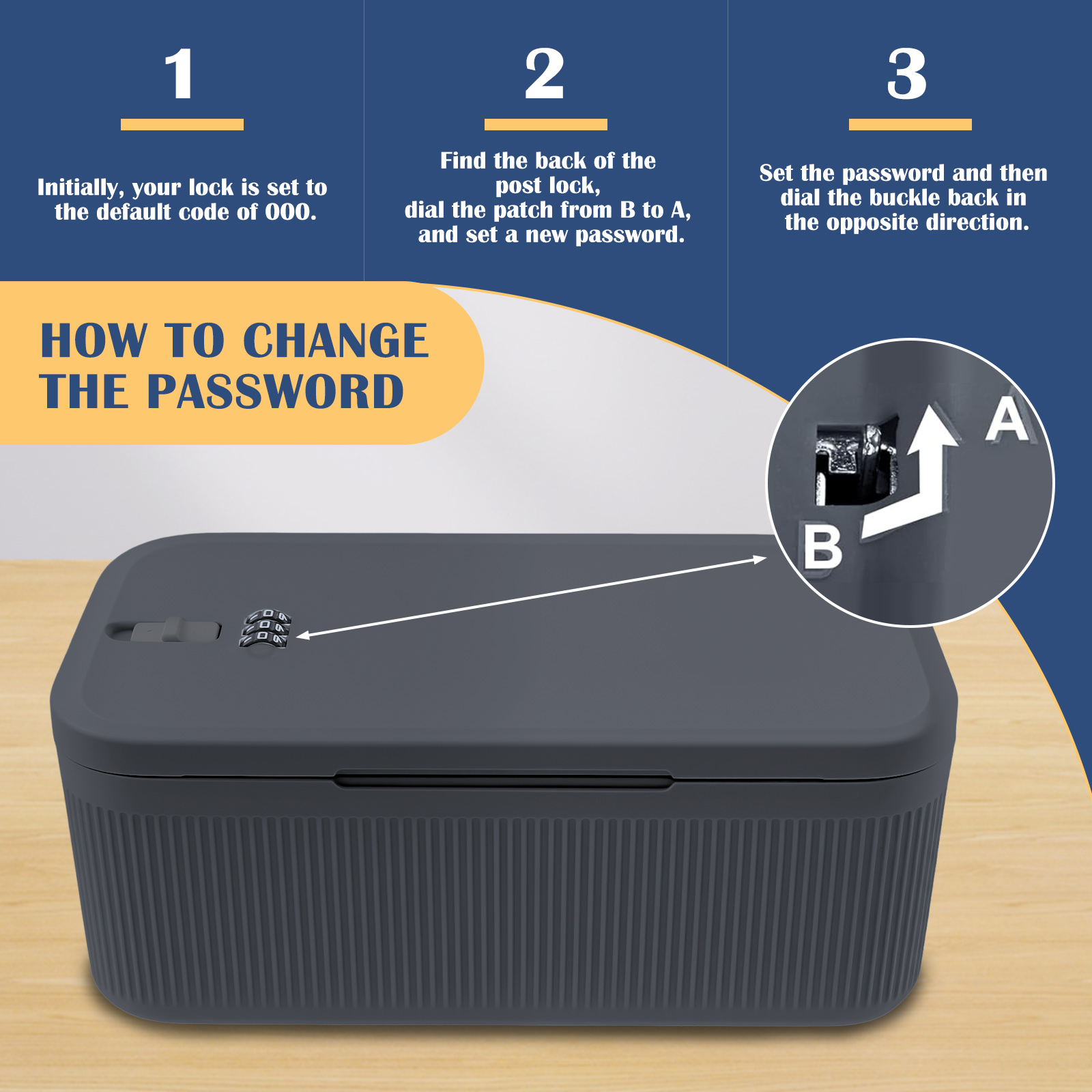 Lockable Storage Box Versatile - Food Storage Lock Box recension och pris
