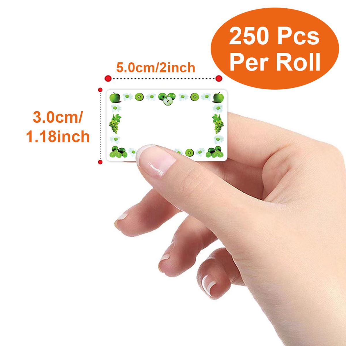 250Pcs Rectangle Canning Label - Food Storage Jar Labels recension och pris