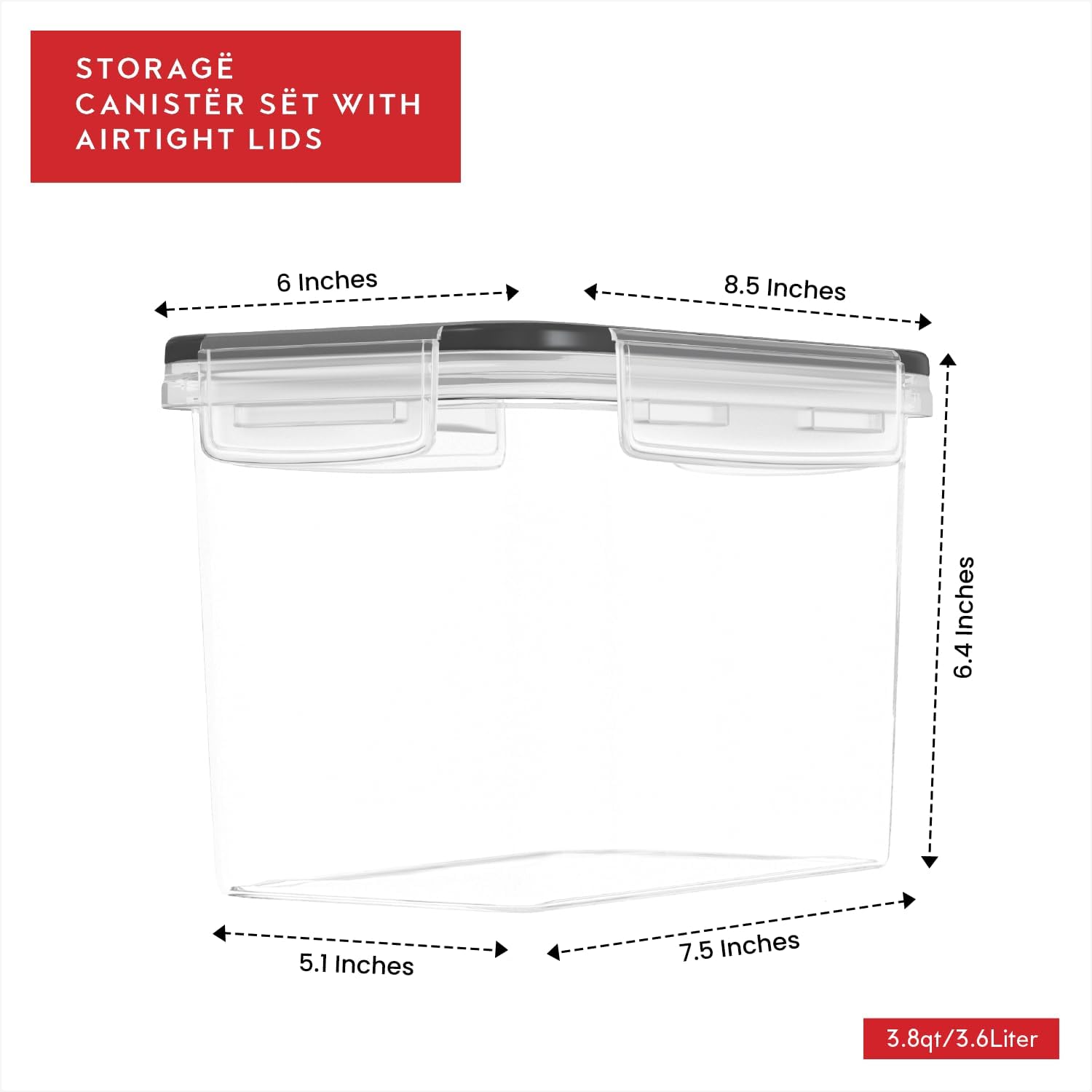 Flour Sugar Storage Containers - Food Storage And Container recension och pris